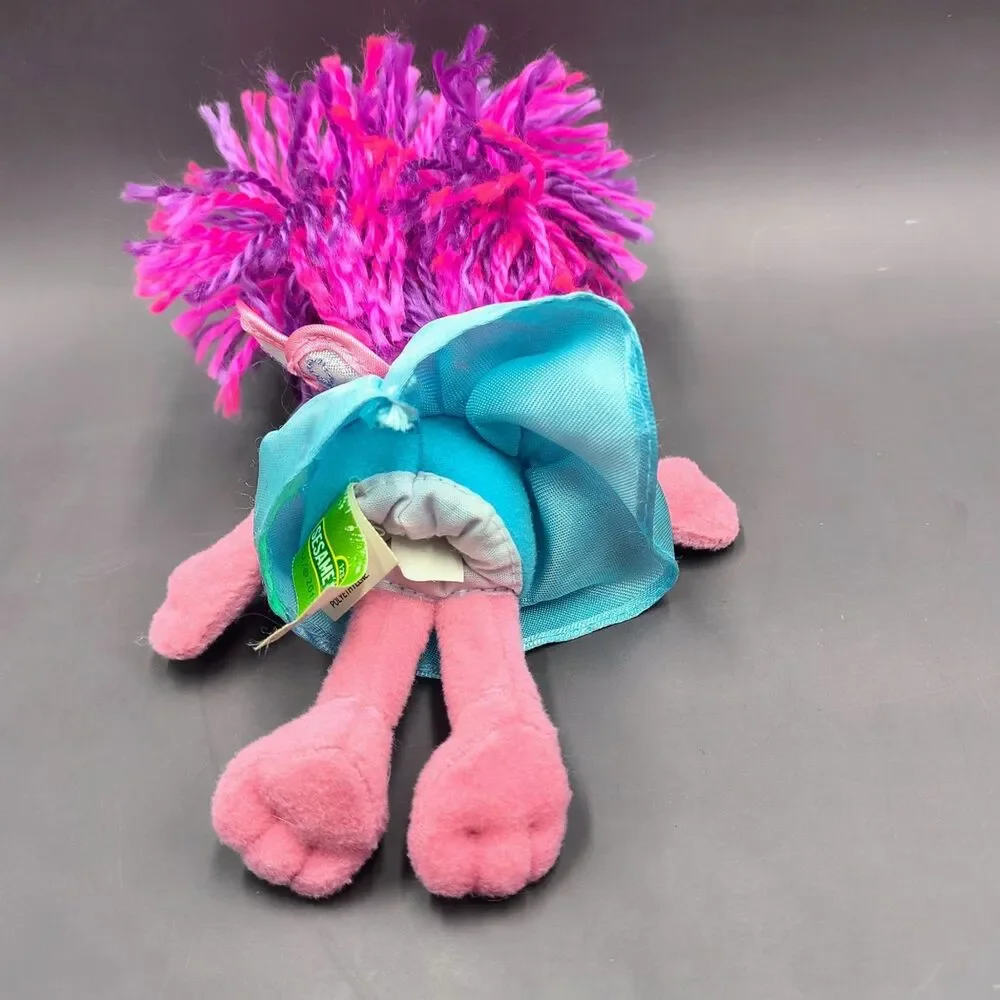 Rare Gund Abby Cadabby Fairy Finger Puppet Mini Plush Sesame Street 6 inch 2011
